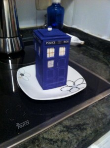 dr who cake finished