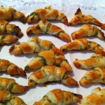 croissant pesto terminados