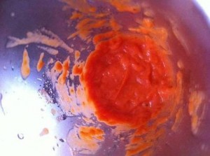 salsa tomate microondas terminada