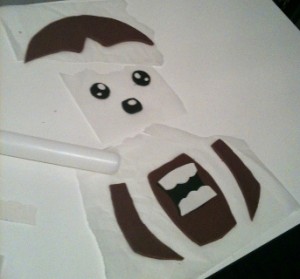 tarta chewbacca fondant