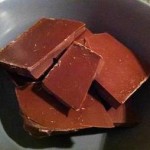 mousse de chocolate rapido chocolate troceado
